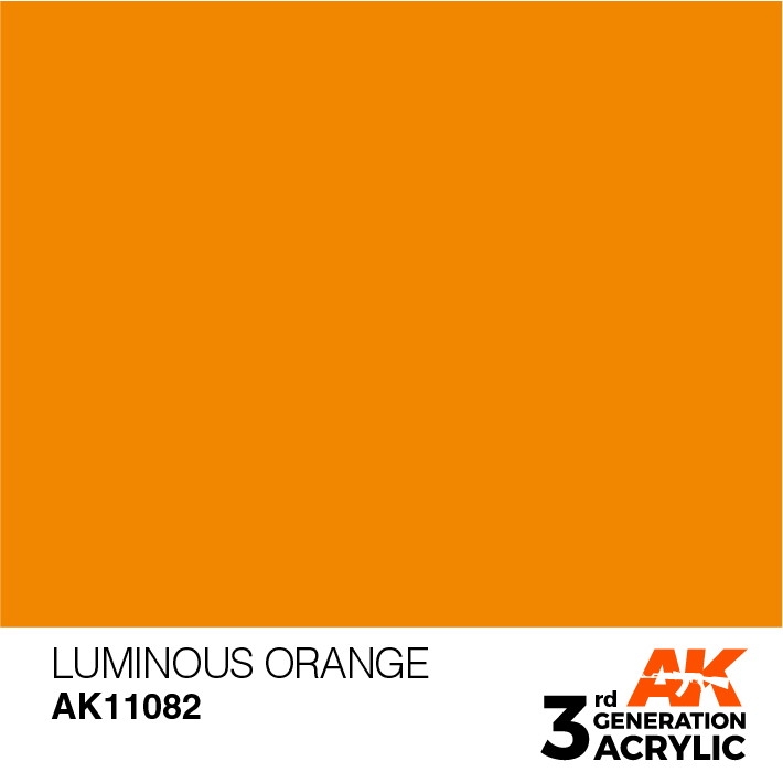 【新製品】AK11082 ルミナスオレンジ 【AKアクリル3G (サードジェネレーション)】