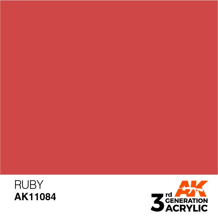 【新製品】AK11084 ルビー 【AKアクリル3G (サードジェネレーション)】