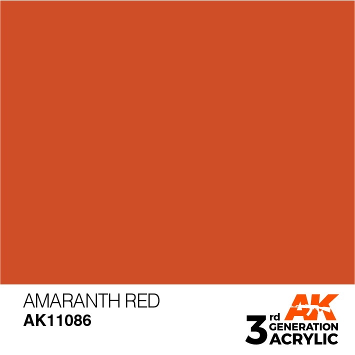 【新製品】AK11086 アマランスレッド 【AKアクリル3G (サードジェネレーション)】