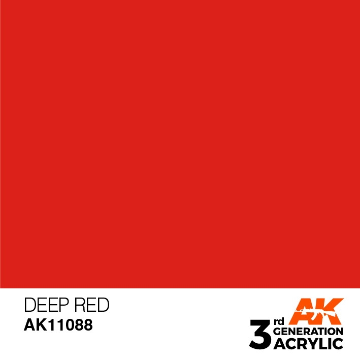 【新製品】AK11088 ディープレッド 【AKアクリル3G (サードジェネレーション)】