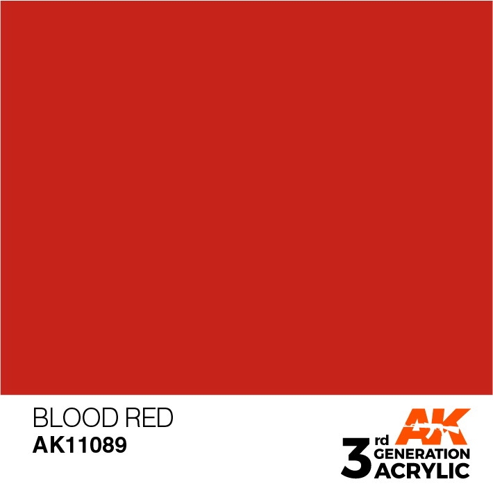 【新製品】AK11089 ブラッドレッド 【AKアクリル3G (サードジェネレーション)】