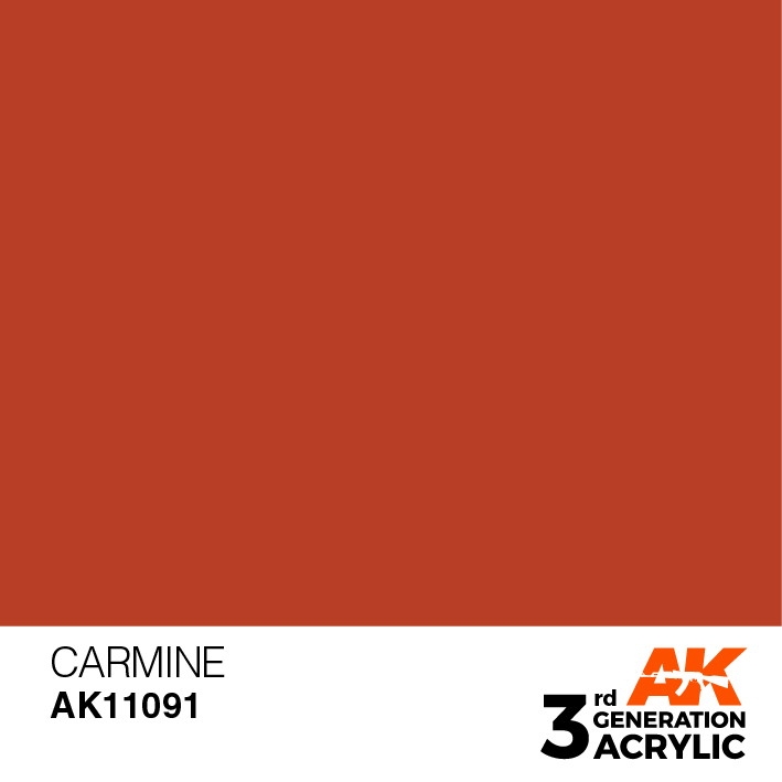 【新製品】AK11091 カーマイン 【AKアクリル3G (サードジェネレーション)】