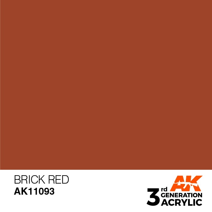 【新製品】AK11093 ブリックレッド 【AKアクリル3G (サードジェネレーション)】