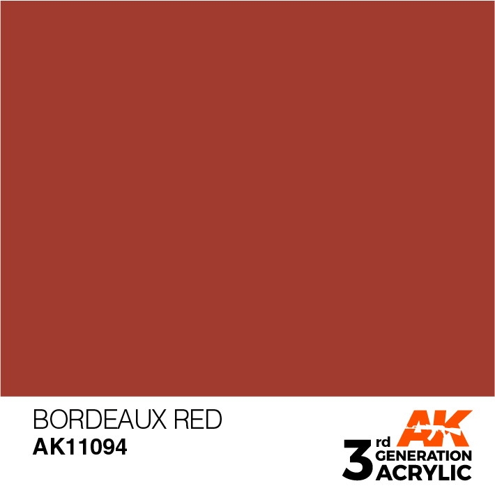 【新製品】AK11094 ボルドーレッド 【AKアクリル3G (サードジェネレーション)】