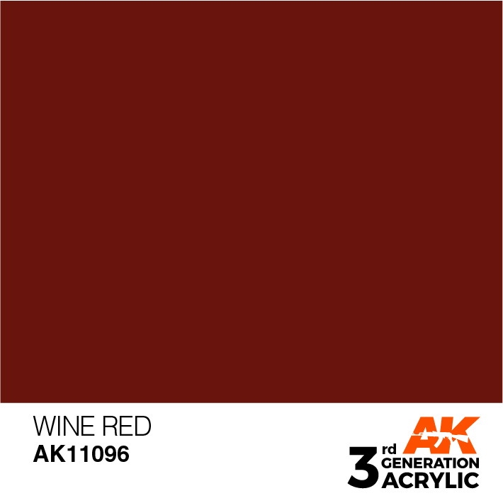 【新製品】AK11096 ワインレッド 【AKアクリル3G (サードジェネレーション)】