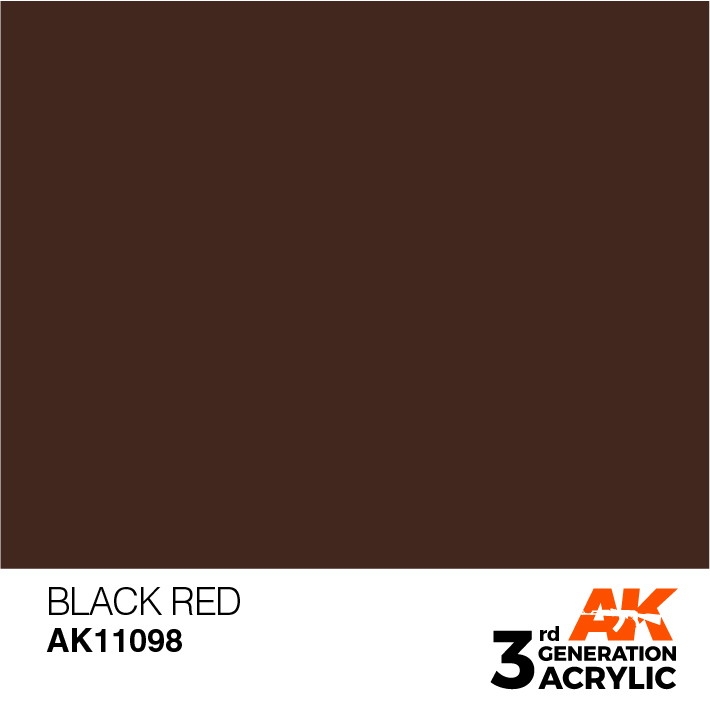 【新製品】AK11098 ブラックレッド 【AKアクリル3G (サードジェネレーション)】