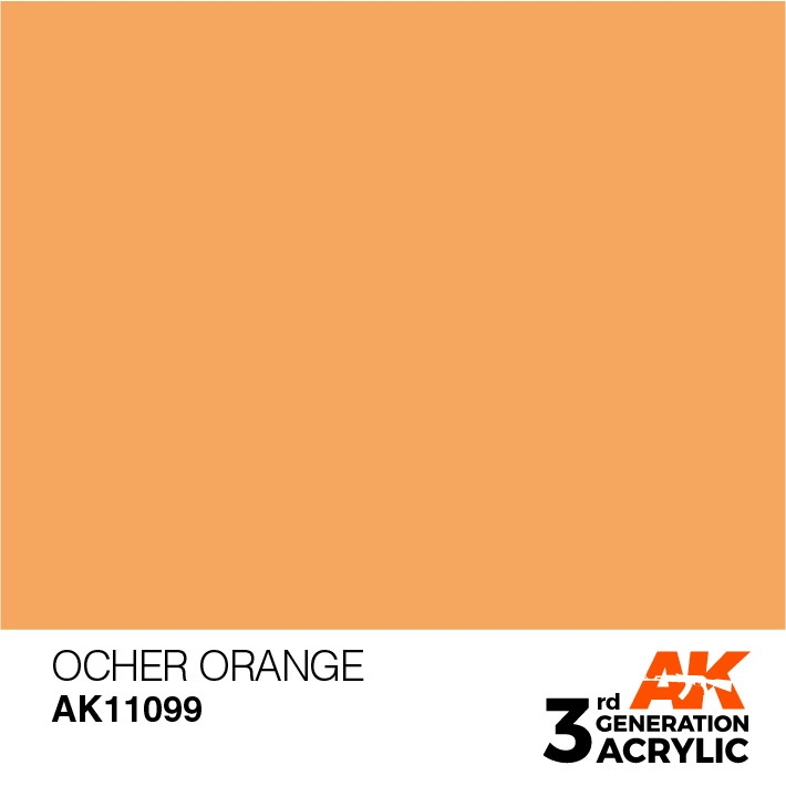 【新製品】AK11099 オーカーオレンジ 【AKアクリル3G (サードジェネレーション)】