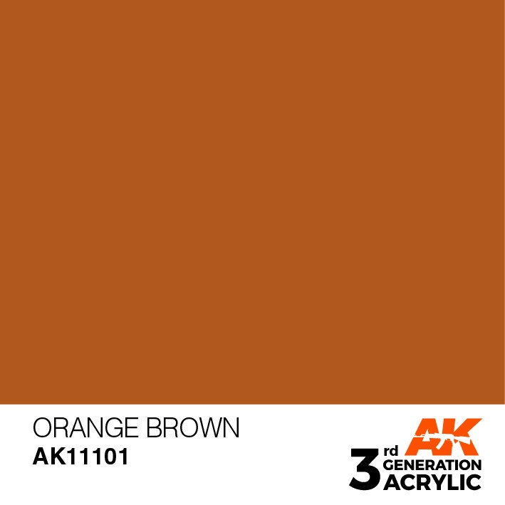 【新製品】AK11101 オレンジブラウン 【AKアクリル3G (サードジェネレーション)】