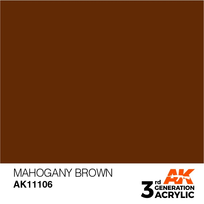 【新製品】AK11106 マホガニーブラウン 【AKアクリル3G (サードジェネレーション)】