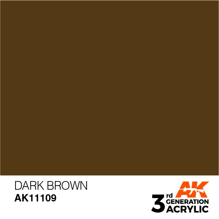 【新製品】AK11109 ダークブラウン 【AKアクリル3G (サードジェネレーション)】