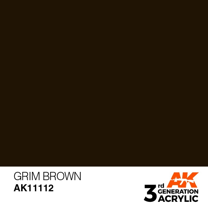 【新製品】AK11112 グリムブラウン 【AKアクリル3G (サードジェネレーション)】