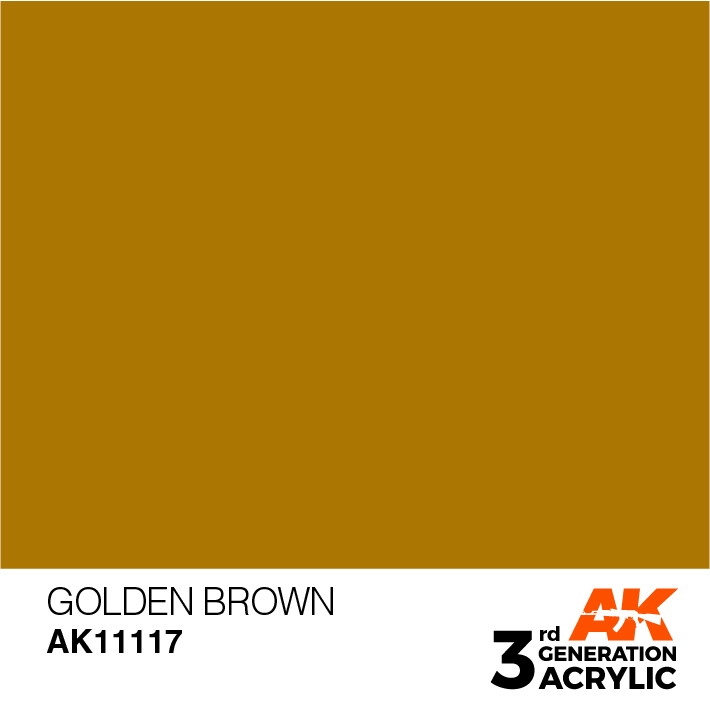 【新製品】AK11117 ゴールデンブラウン 【AKアクリル3G (サードジェネレーション)】