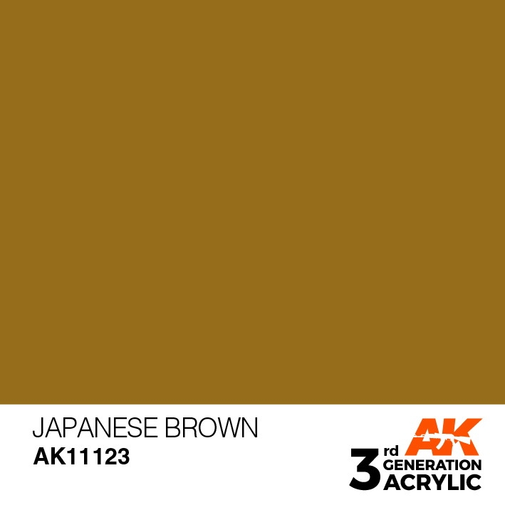 【新製品】AK11123 ジャパニーズブラウン 【AKアクリル3G (サードジェネレーション)】