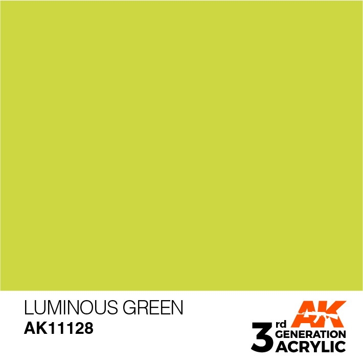 【新製品】AK11128 ルミナスグリーン 【AKアクリル3G (サードジェネレーション)】