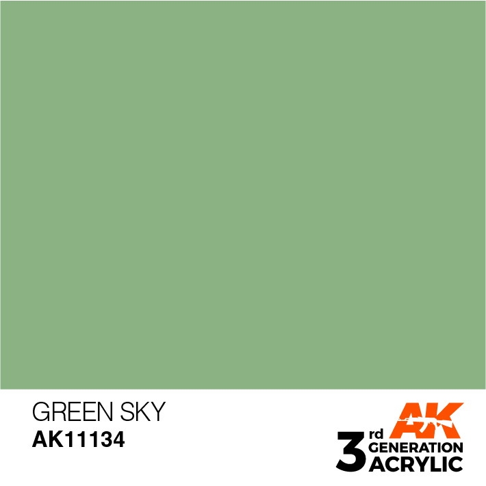 【新製品】AK11134 グリーンスカイ 【AKアクリル3G (サードジェネレーション)】