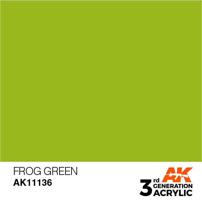 【新製品】AK11136 フロッググリーン 【AKアクリル3G (サードジェネレーション)】
