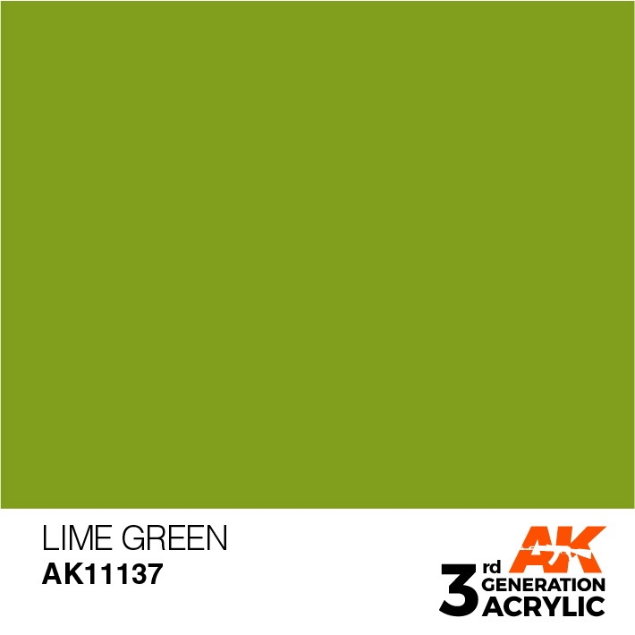 【新製品】AK11137 ライムグリーン 【AKアクリル3G (サードジェネレーション)】