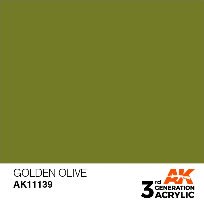 【新製品】AK11139 ゴールデンオリーブ 【AKアクリル3G (サードジェネレーション)】