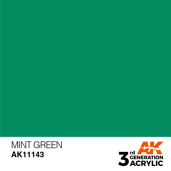 【新製品】AK11143 ミントグリーン 【AKアクリル3G (サードジェネレーション)】