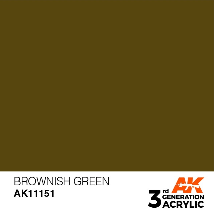 【新製品】AK11151 ブラウニッシュグリーン 【AKアクリル3G (サードジェネレーション)】