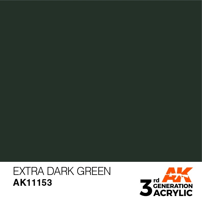 【新製品】AK11153 エクストラダークグリーン 【AKアクリル3G (サードジェネレーション)】
