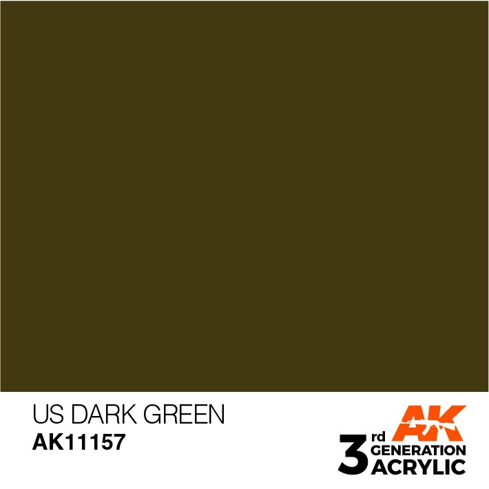 【新製品】AK11157 USダークグリーン 【AKアクリル3G (サードジェネレーション)】