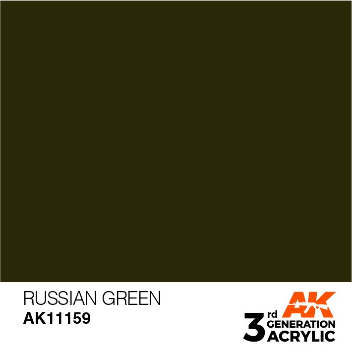【新製品】AK11159 ロシアングリーン 【AKアクリル3G (サードジェネレーション)】