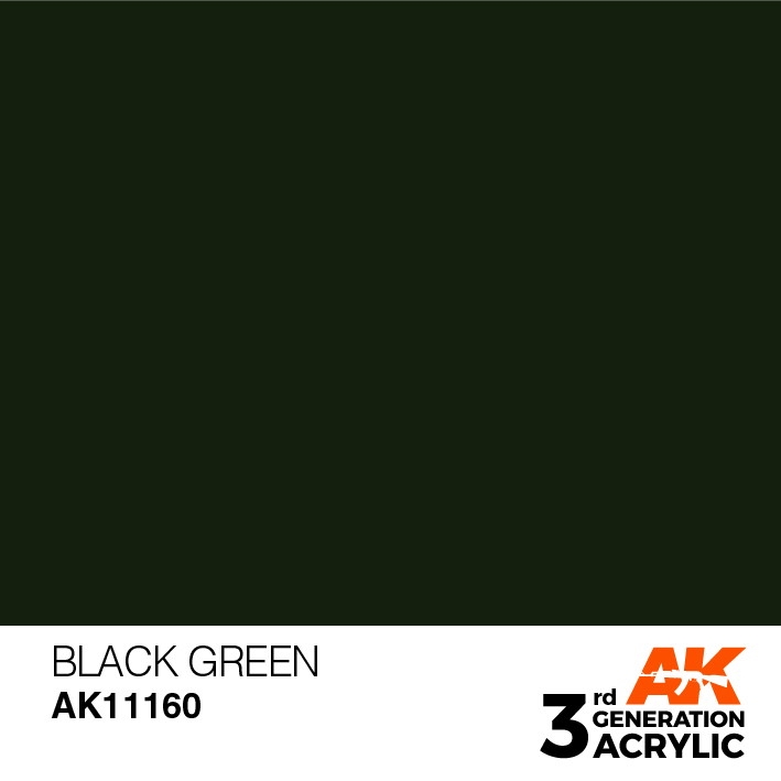 【新製品】AK11160 ブラックグリーン 【AKアクリル3G (サードジェネレーション)】