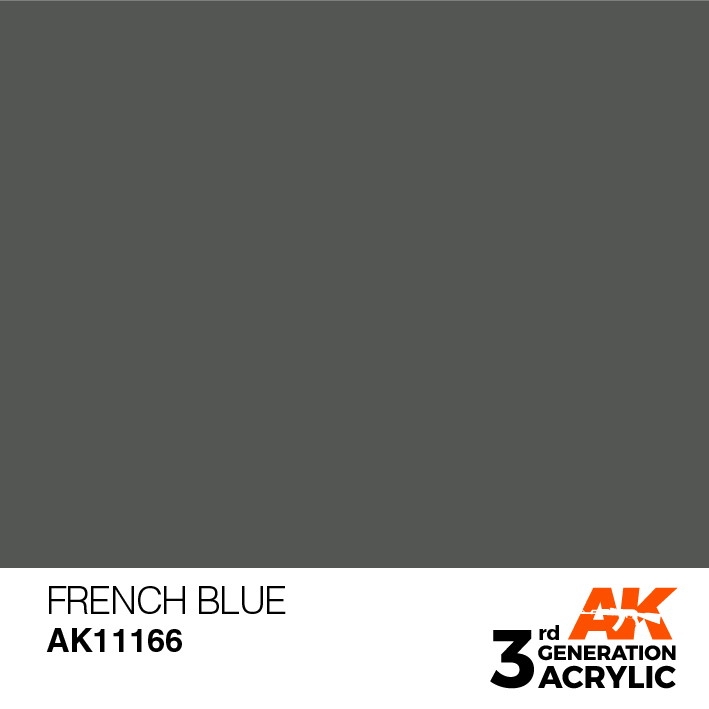 【新製品】AK11166 フレンチブルー 【AKアクリル3G (サードジェネレーション)】