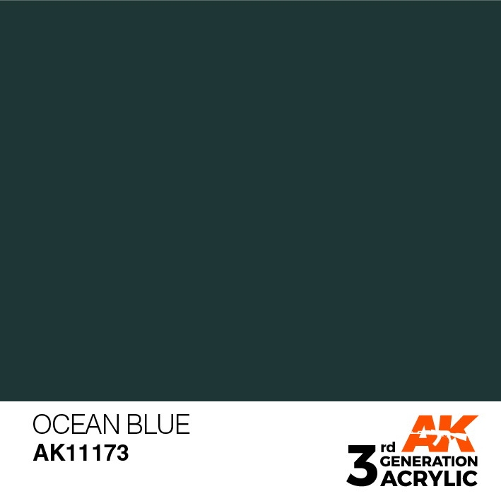 【新製品】AK11173 オーシャンブルー 【AKアクリル3G (サードジェネレーション)】