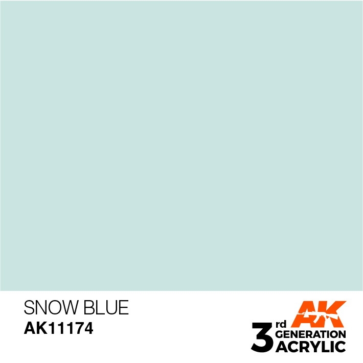 【新製品】AK11174 スノーブルー 【AKアクリル3G (サードジェネレーション)】