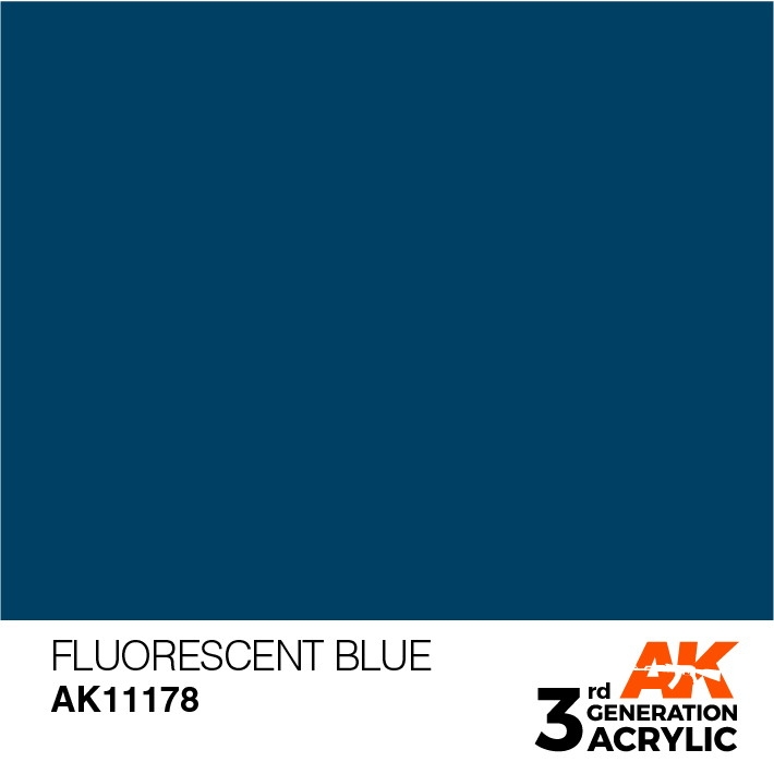 【新製品】AK11178 蛍光ブルー 【AKアクリル3G (サードジェネレーション)】
