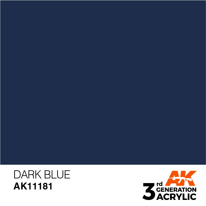【新製品】AK11181 ダークブルー 【AKアクリル3G (サードジェネレーション)】