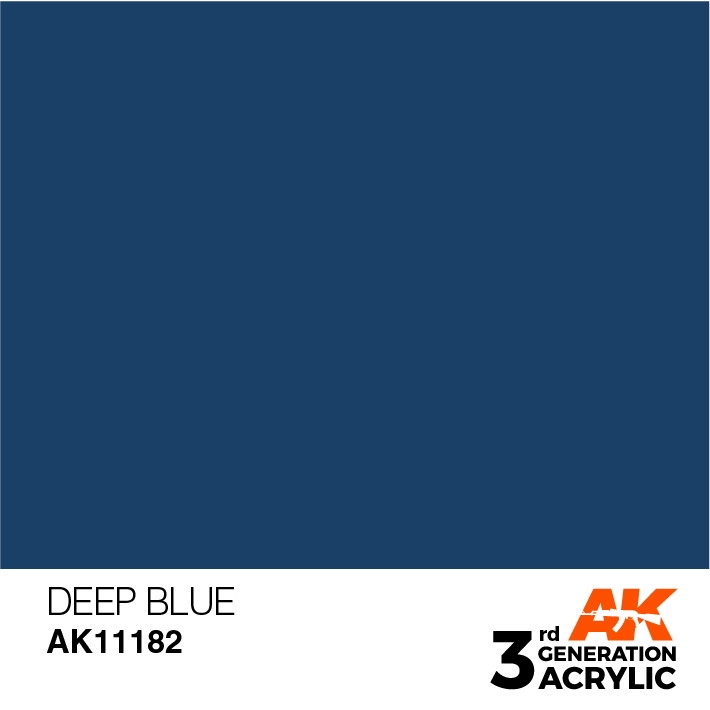 【新製品】AK11182 ディープブルー 【AKアクリル3G (サードジェネレーション)】