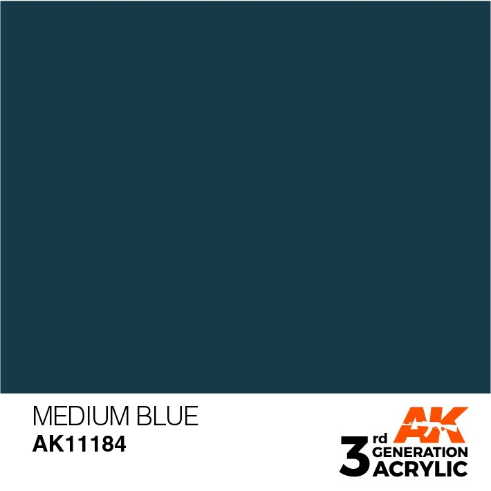 【新製品】AK11184 メディウムブルー 【AKアクリル3G (サードジェネレーション)】