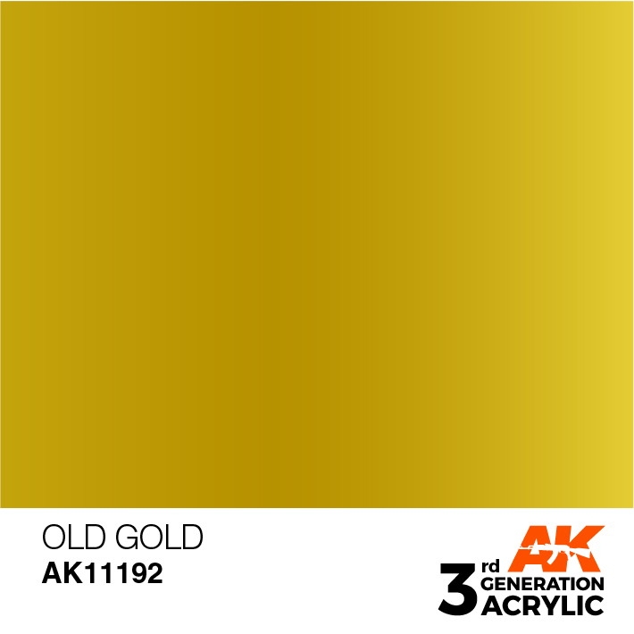 【新製品】AK11192 オールドゴールド 【AKアクリル3G (サードジェネレーション)】