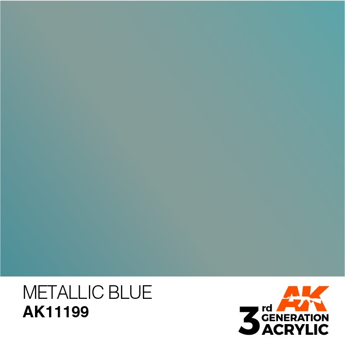 【新製品】AK11199 メタリックブルー 【AKアクリル3G (サードジェネレーション)】