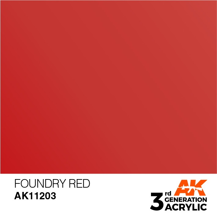 【新製品】AK11203 ファウンドリーレッド 【AKアクリル3G (サードジェネレーション)】