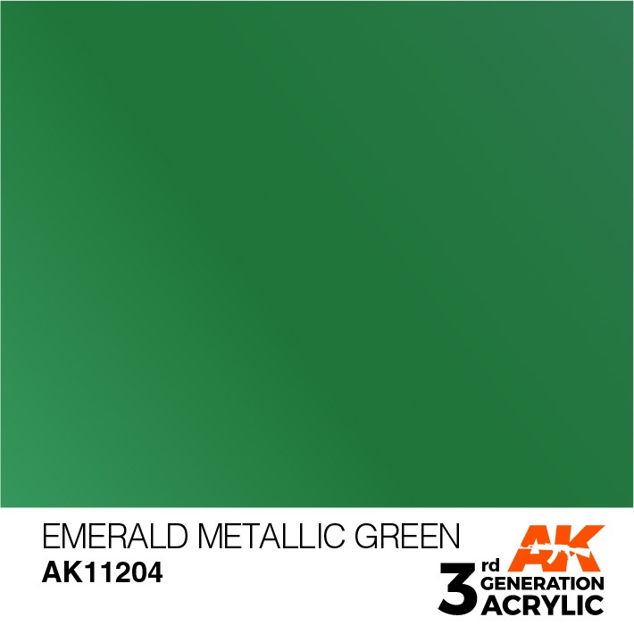 【新製品】AK11204 エメラルドメタリックグリーン 【AKアクリル3G (サードジェネレーション)】