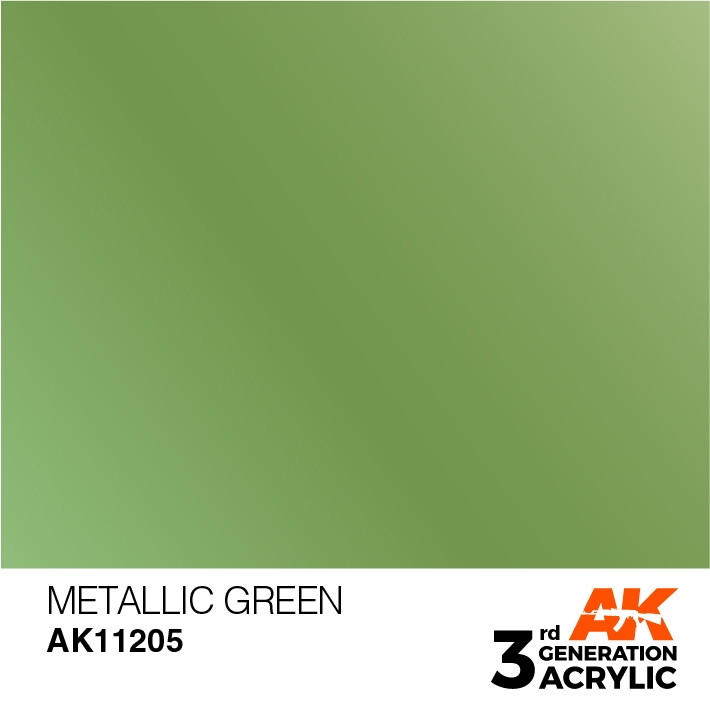 【新製品】AK11205 メタリックグリーン 【AKアクリル3G (サードジェネレーション)】