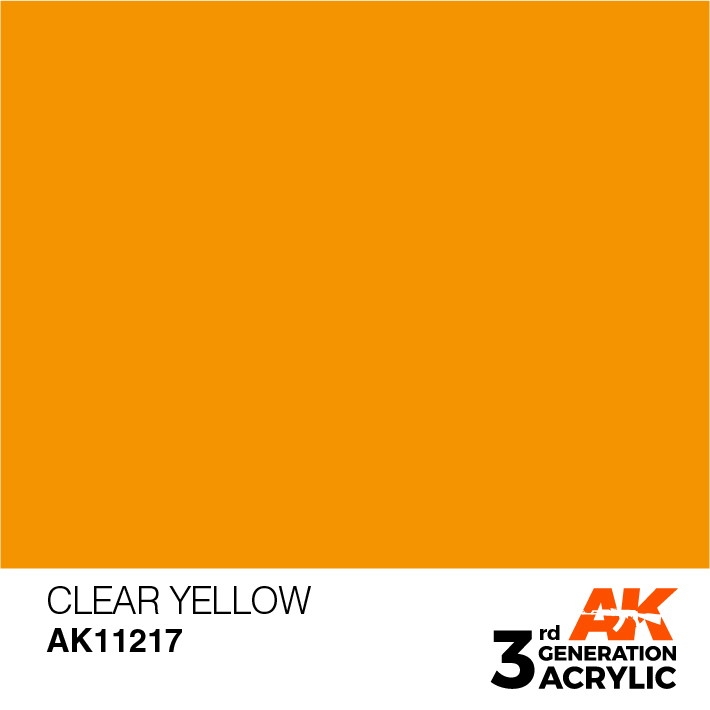 【新製品】AK11217 クリアーイエロー 【AKアクリル3G (サードジェネレーション)】