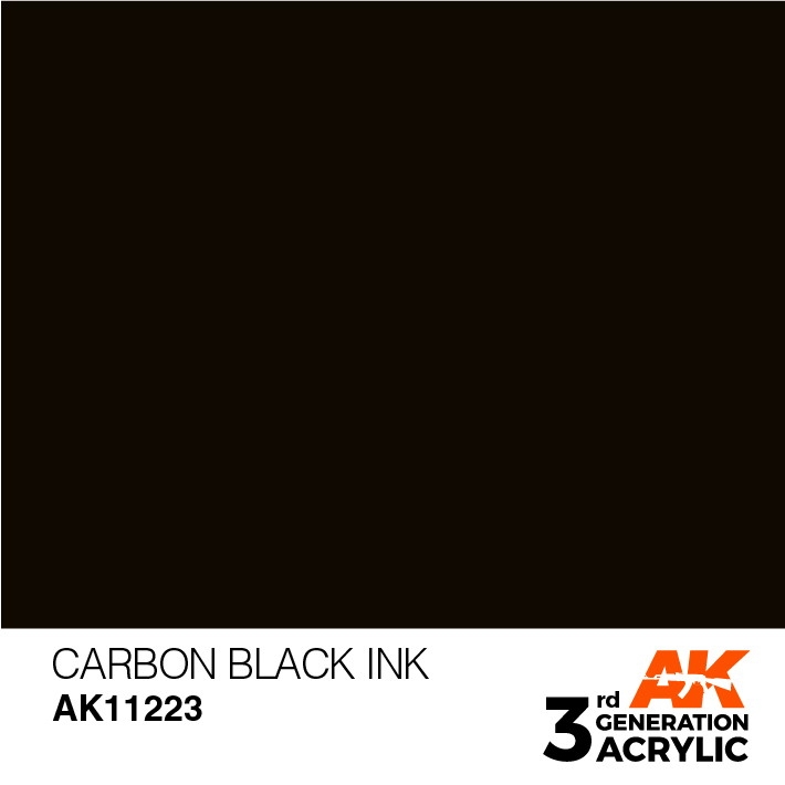 【新製品】AK11223 カーボンブラックインク 【AKアクリル3G (サードジェネレーション)】