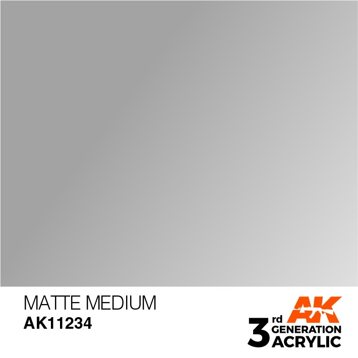 【新製品】AK11234 マットメディウム 【AKアクリル3G (サードジェネレーション)】