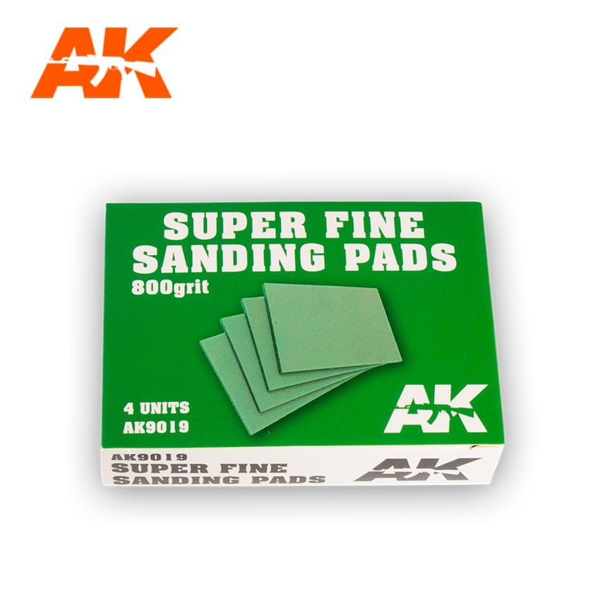 【新製品】AK9019 サンディングパッド・極細目800番・4枚入り