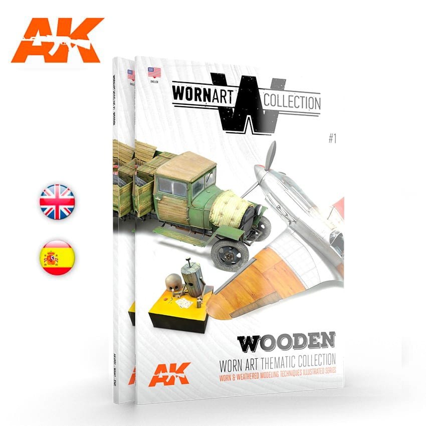 【新製品】AK4901 ウォーンアート・コレクション1　ウッド表現