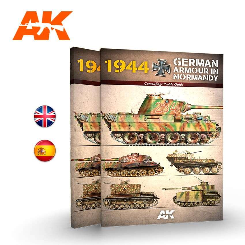 【新製品】AK916 1944ドイツ戦車迷彩塗装ガイド・ノルマンディ戦線