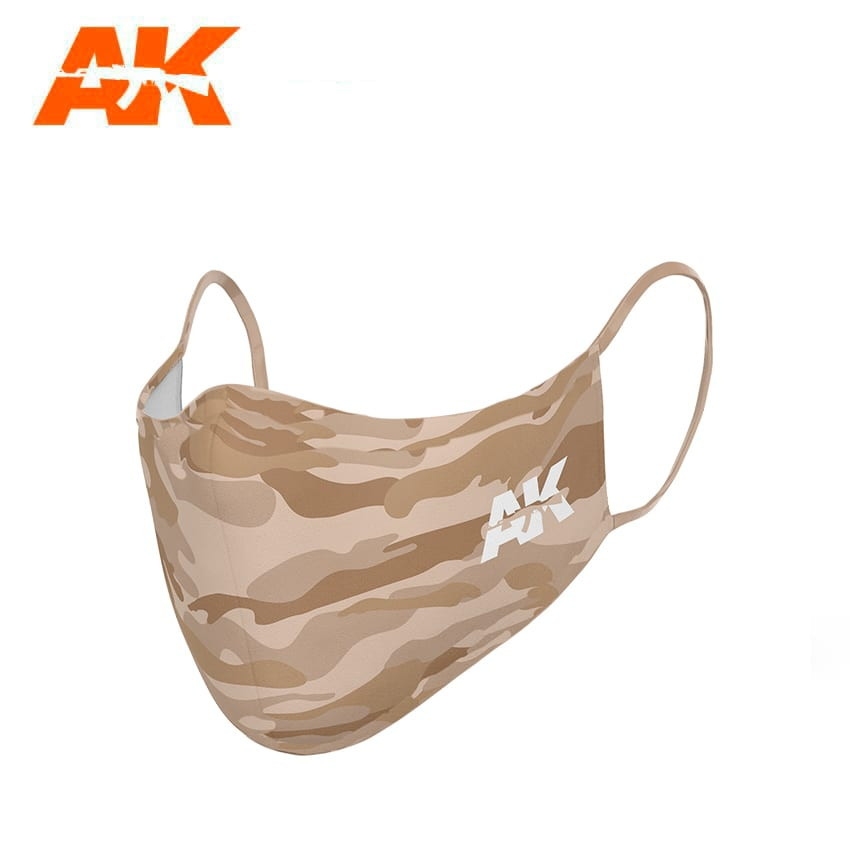 【新製品】AK09159 フェイスマスク（クラシックカモ04） デザート