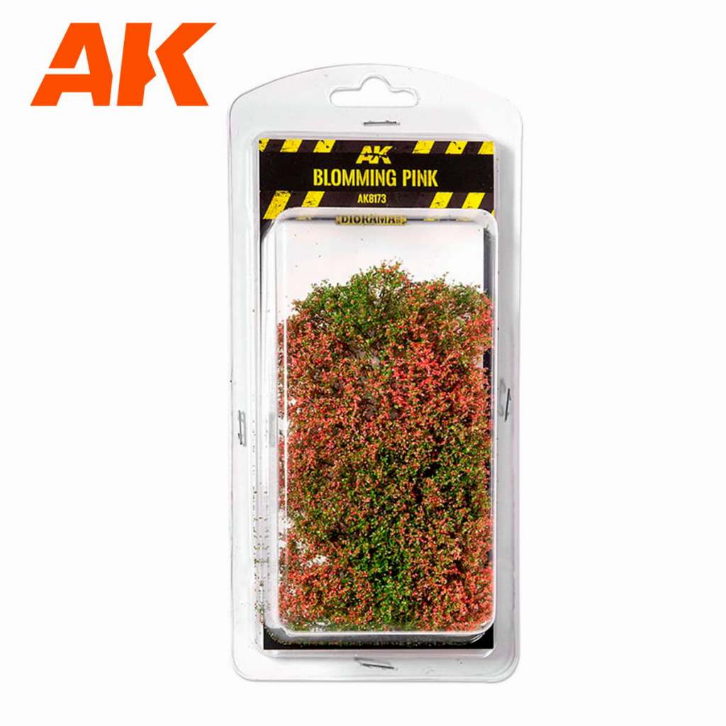 【新製品】AK8173 灌木 ピンクの花つき