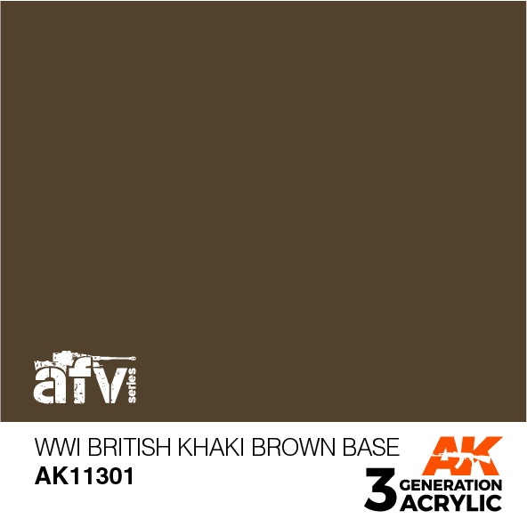 【新製品】AK11301 WWI カークブラウンベース 【AKアクリル3G (サードジェネレーション)】