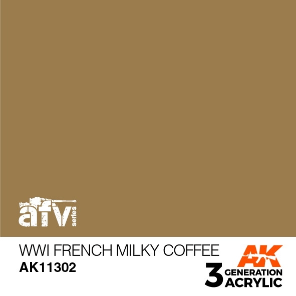 【新製品】AK11302 WWI フレンチミルキーコーヒー 【AKアクリル3G (サードジェネレーション)】